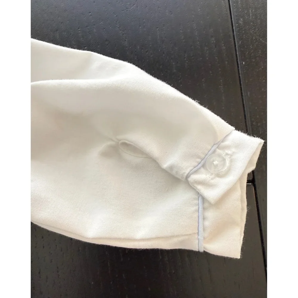 Petit‎ Ami Infant Longall Romper Newborn Blue Embroidered Rocking Horse Southern
